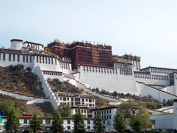 Potala Palace in Lhasa beneath a clear Tibetan Plateau sky Potala Palace in Lhasa beneath a clear Tibetan Plateau sky