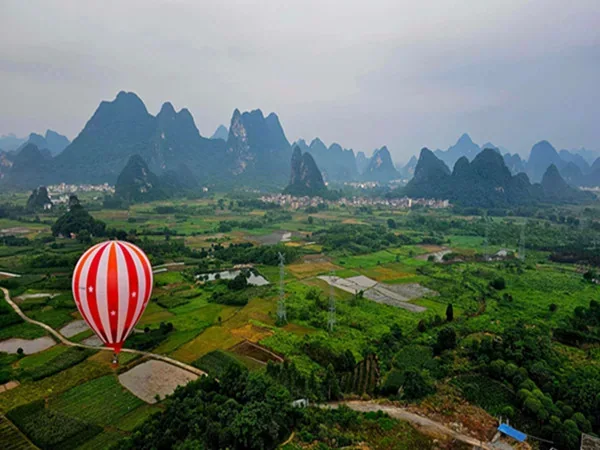 4 Days Guilin Highlights Tour including Hot Balloon Flying - Hot Balloon