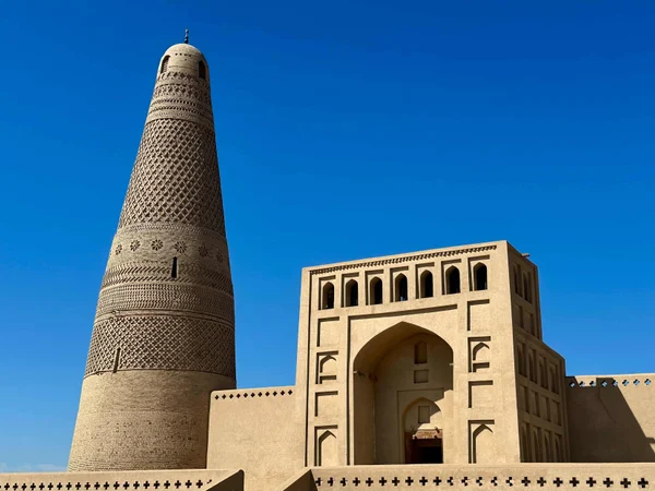 Emin Minaret and mosque complex near Turpan, Xinjiang, photographed in 2024