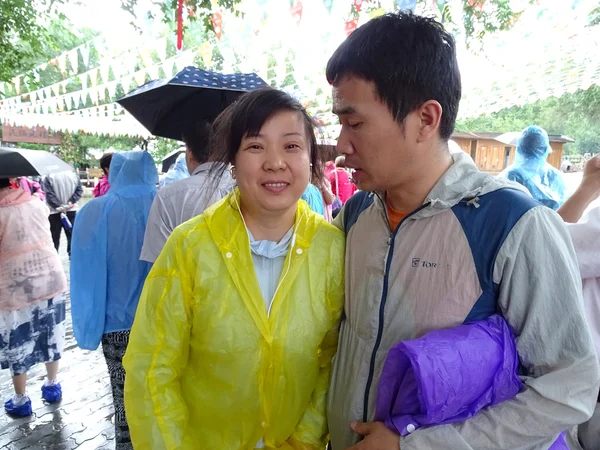 Travellers walking together at a Chinese scenic area, one option for visitors who prefer logistical support
