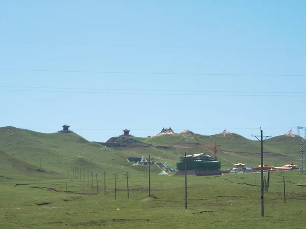 Princess Wencheng memorial at Riyue Mountain in Qinghai