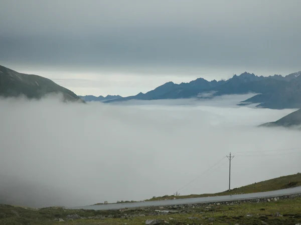 Zheduo Mountain road landscape in western Sichuan Zheduo Mountain road landscape in western Sichuan
