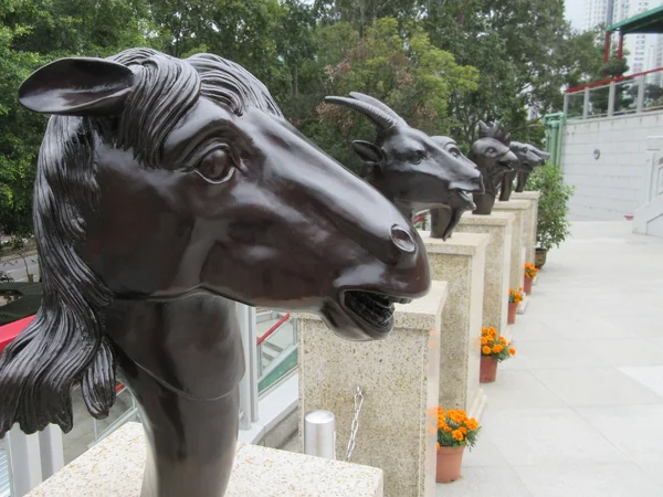 Horse sculpture representing the Chinese zodiac sign