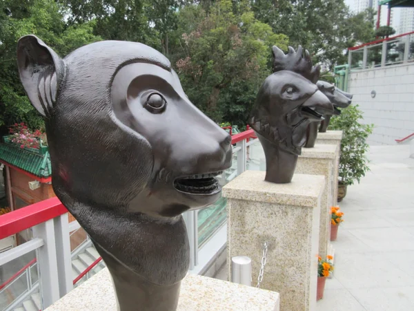 Monkey sculpture representing the Chinese zodiac sign