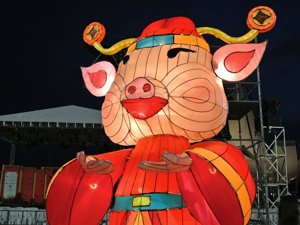 Pig decorations prepared for Chinese New Year Pig decorations prepared for Chinese New Year