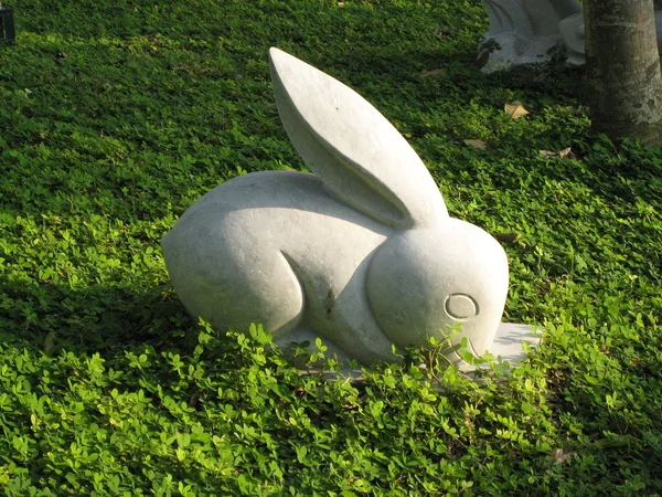 Rabbit sculpture representing the Chinese zodiac sign