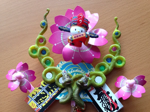 A Chinese New Year decoration photographed during festival season A Chinese New Year decoration photographed during festival season