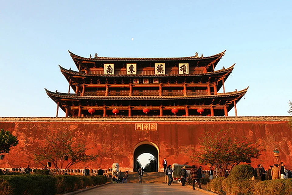 Historic Chaoyang Gate in Jianshui Ancient Town