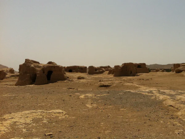 Gaochang Ancient City ruins near Turpan