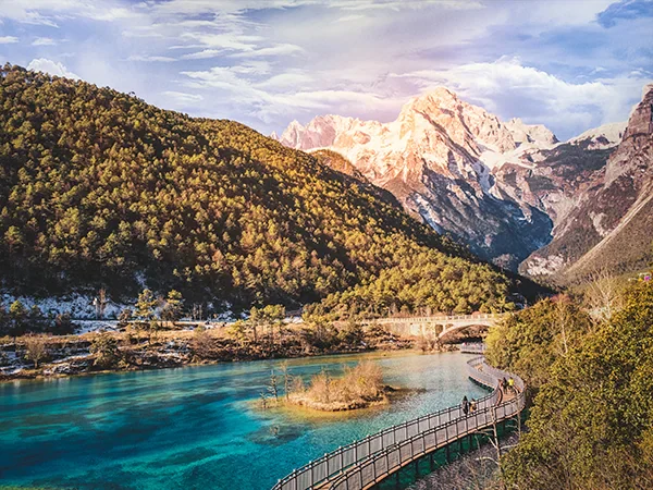 Jade Dragon Snow Mountain in Yunnan