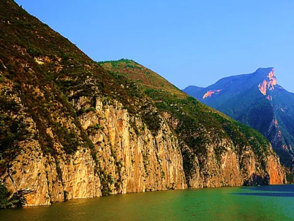 Yangtze River flowing through the Three Gorges