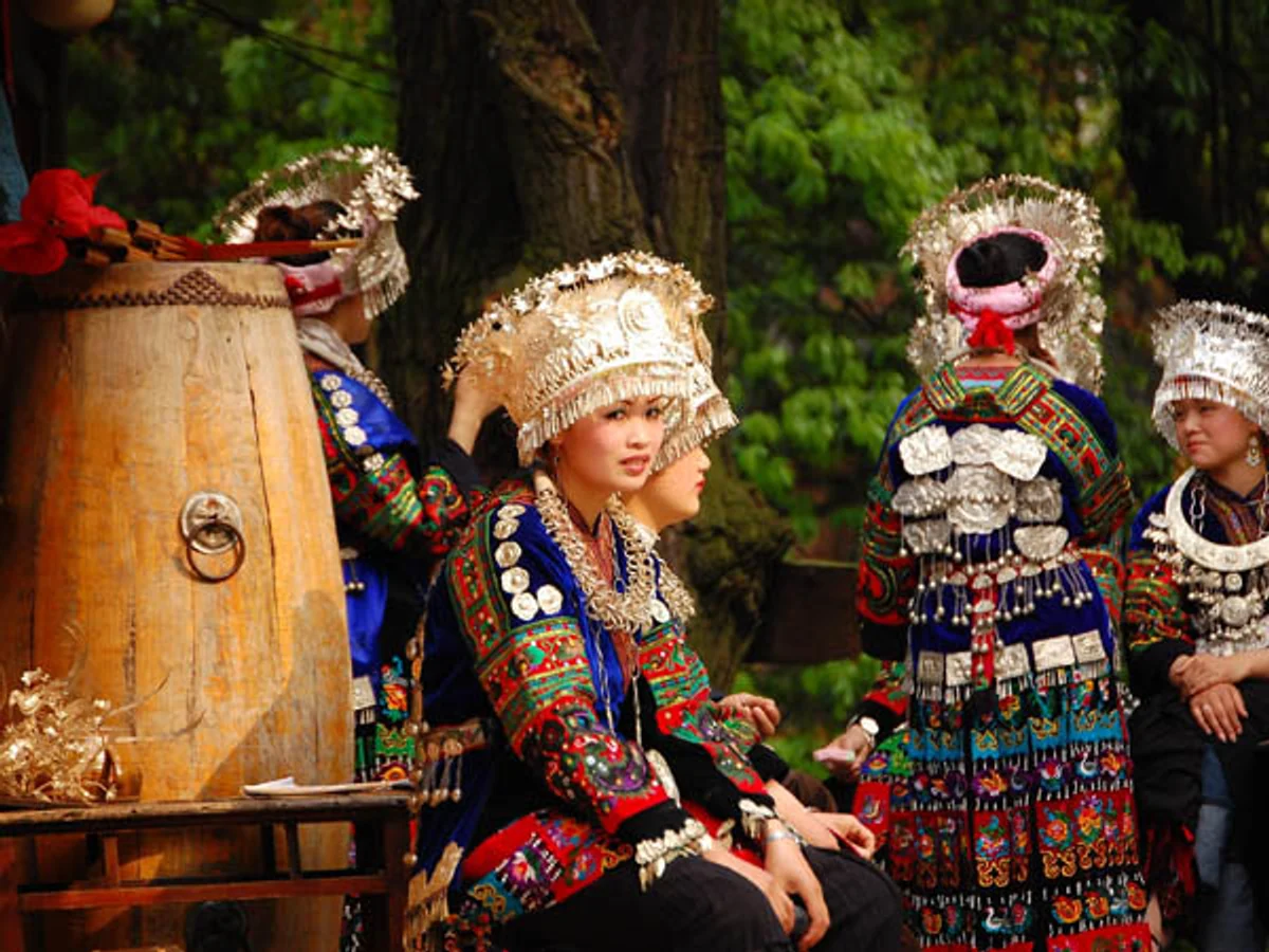 Yao ethnic costume Yao ethnic costume