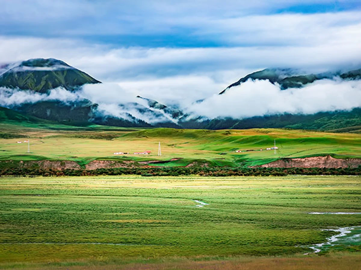 Highland Grassland in Western Sichuan Highland Grassland in Western Sichuan