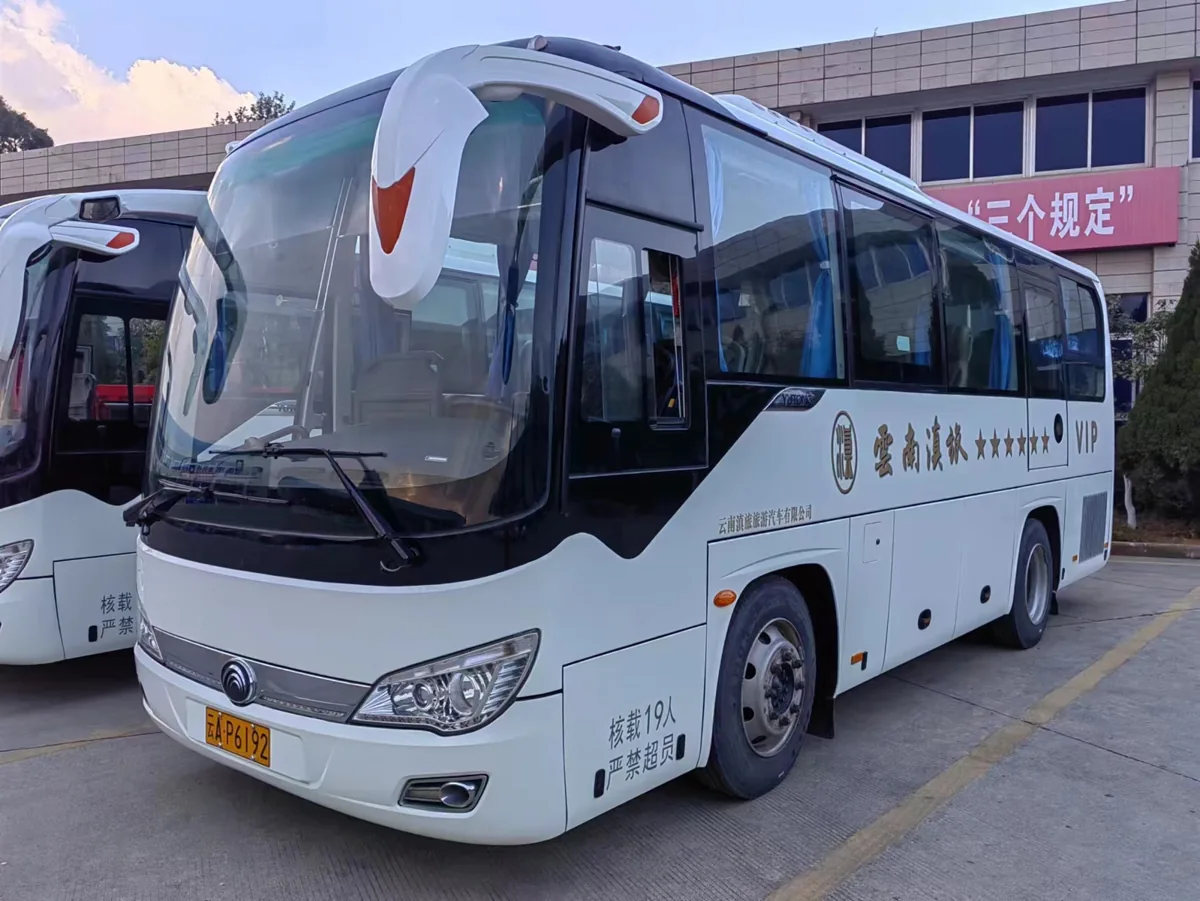 A touring vehicle from the team’s transport photo collection