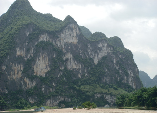 Nine horses draw mountain
