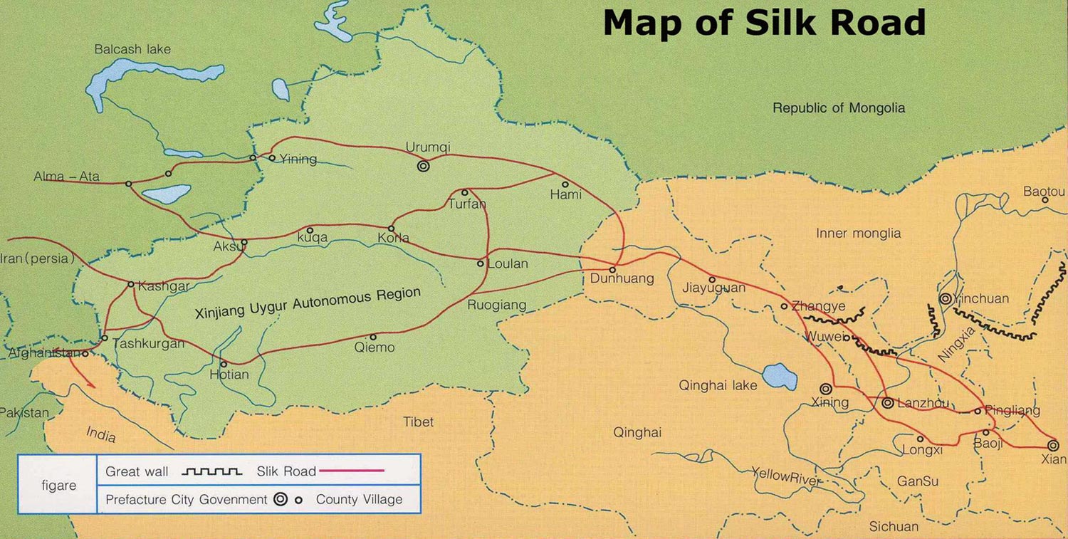 Silk Road Map