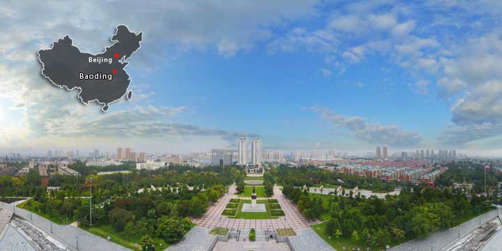 Baoding city location map Baoding city location map