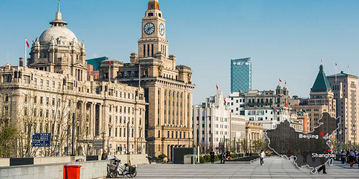 shanghai-bund area