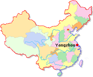 Yangzhou Location Map