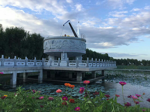 Khanka Lake shoreline in Heilongjiang