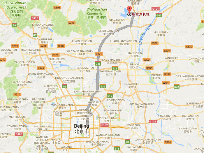 Map of xiangshuihu great wall 01