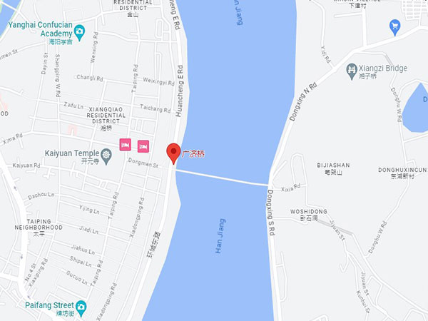Guangji bridge map