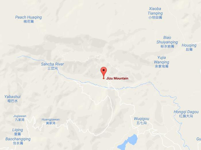 Jizu mountain map 01