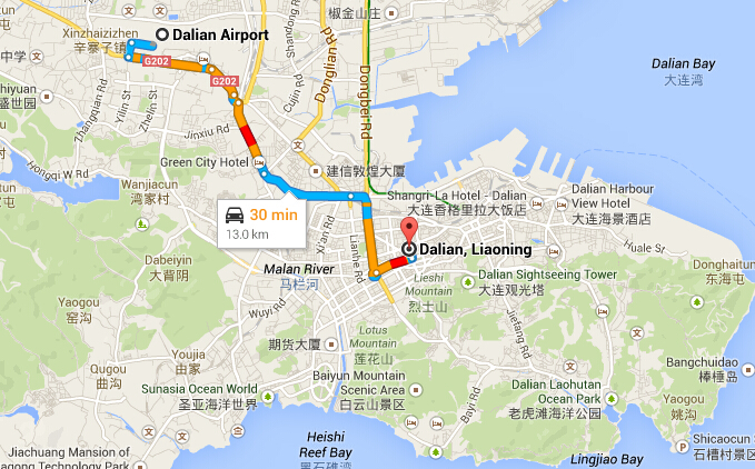 Transfer from Zhoushuizi Airport to Dalian Downtown Transfer from Zhoushuizi Airport to Dalian Downtown