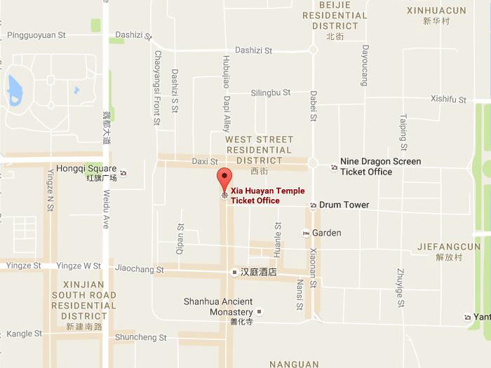 Huayan temple map 01