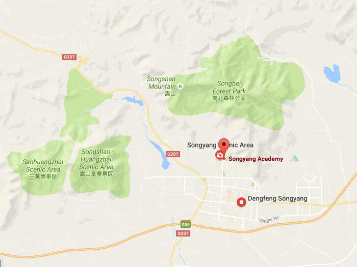 Songyang academy map 01