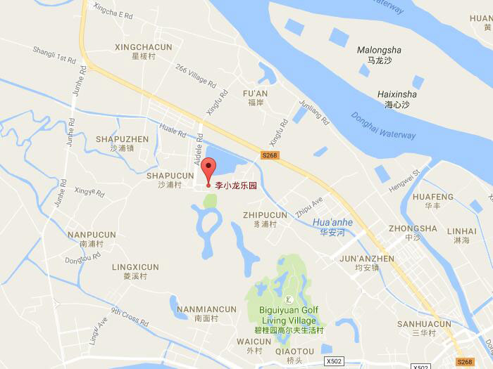 Bruce li theme park map 01