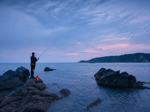 Basalt coast at Linjin Island in Fujian Basalt coast at Linjin Island in Fujian