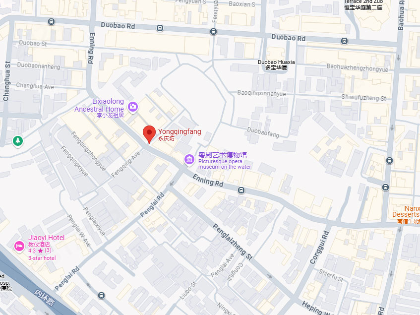 Yongqingfang map
