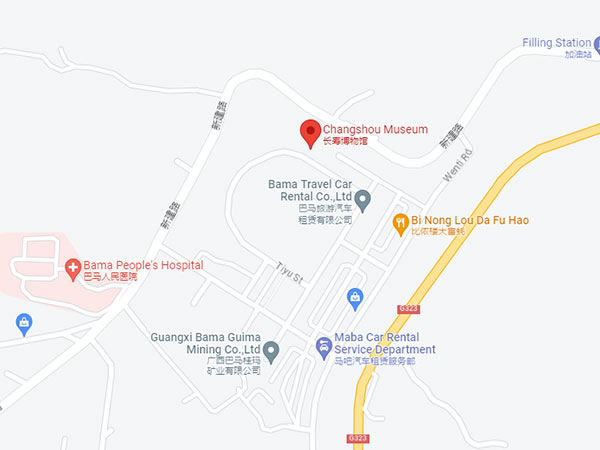 Changshou museum map