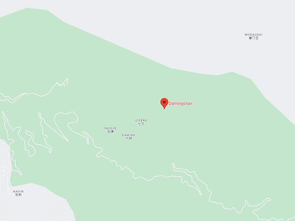 Damingshan map