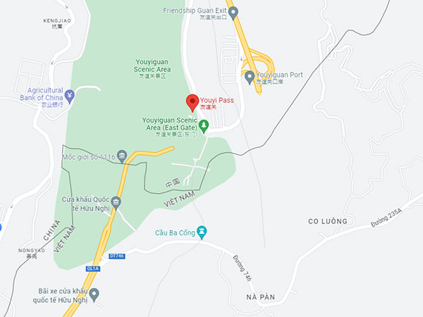 Youyi pass map