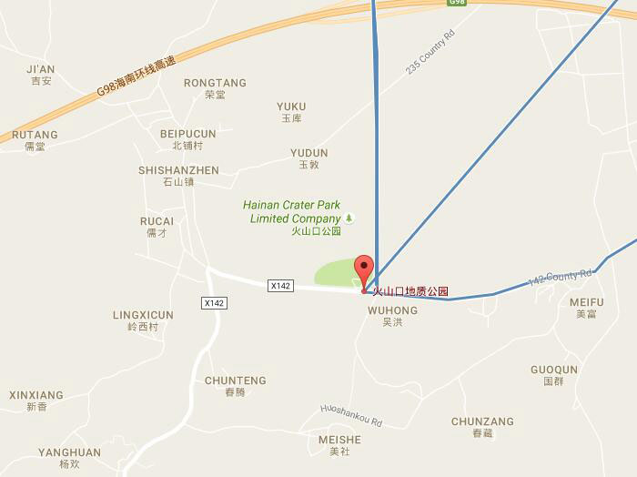Huoshankou park map 01