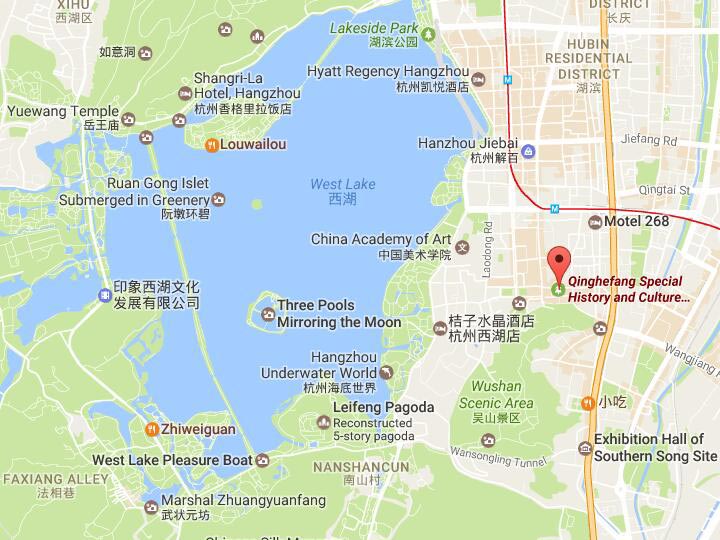 Qinghefang map