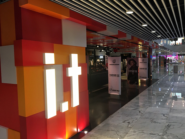 Fashion retail interior at an I.T shop in Hong Kong