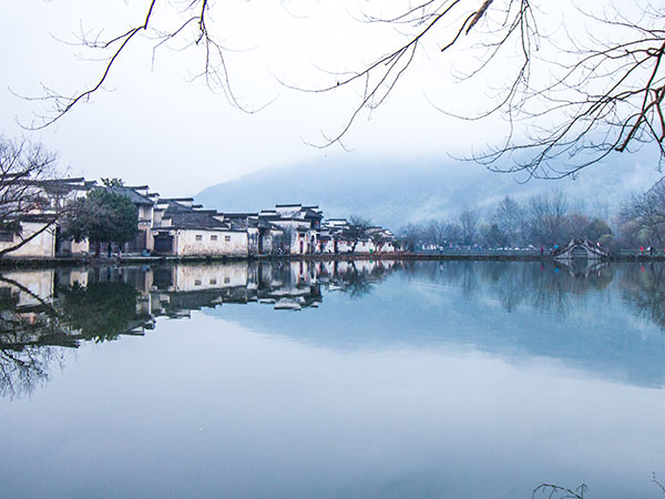 Hongcun Village and traditional Huizhou architecture near Huangshan