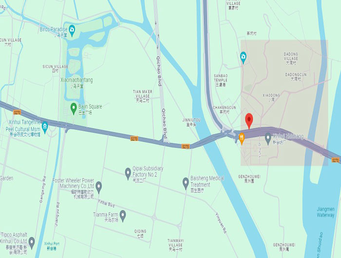 Chenpi village map