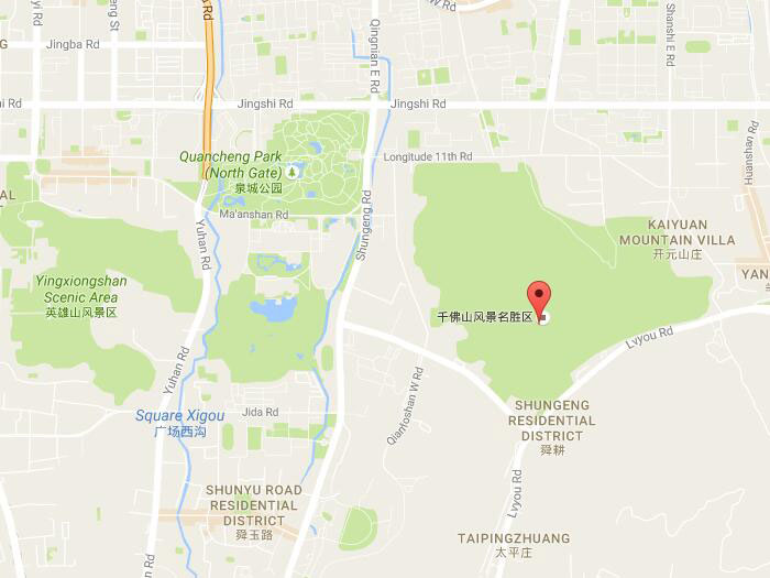 Qianfoshan map 01