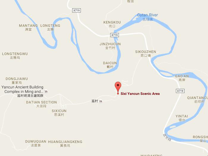 Sixiyan village map 01