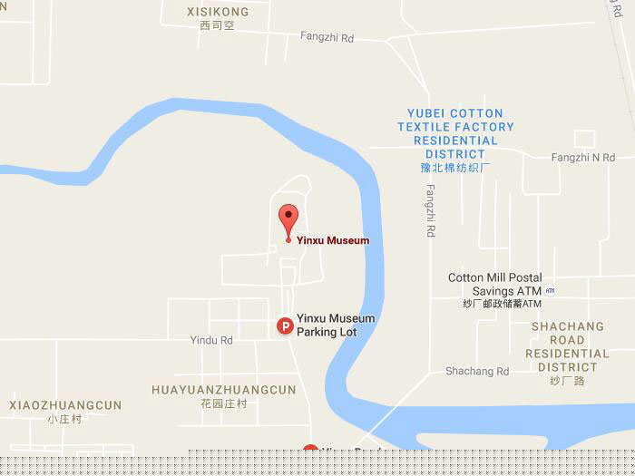 Yinxu museum map 01