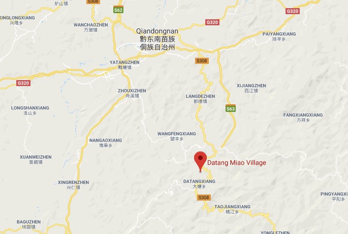 Datang Miao Village map
