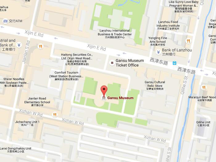 Gansu museum map 01