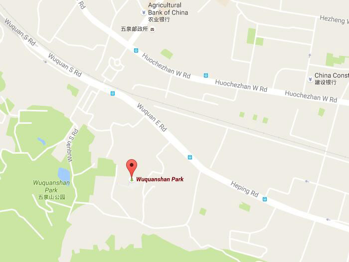 Wuquan mountain map 01