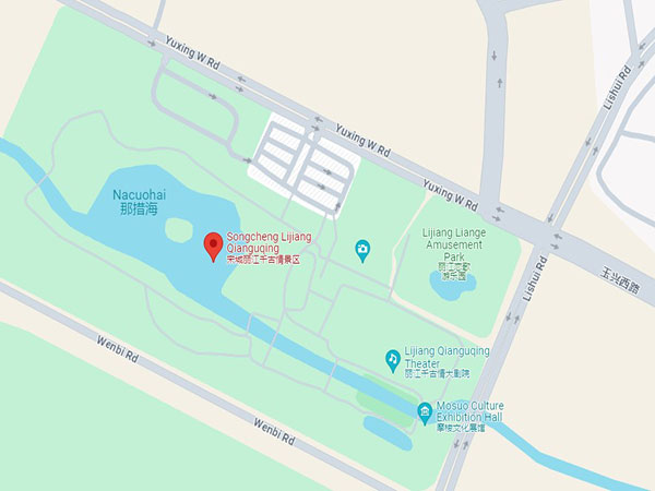 Lijiang romance show park map