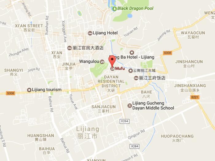 Mufu palace map