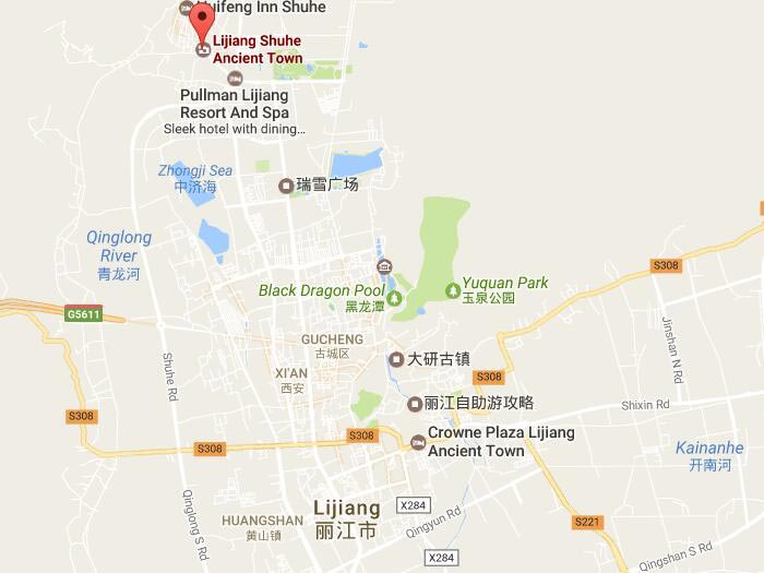 Shuhe ancient town map